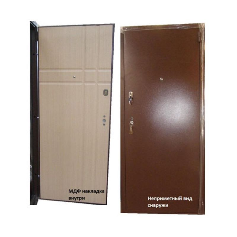 Двери металлические + МДФ FN 001 860x2050 mm, PU - пена