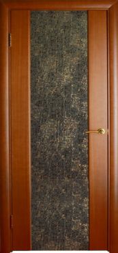 Двери Глазго (плёнка черная/коричневая)