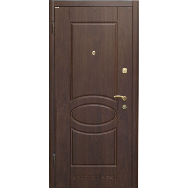 Модель 18 Vinorit (орех) - наружная дверь, ТМ "CONEX"