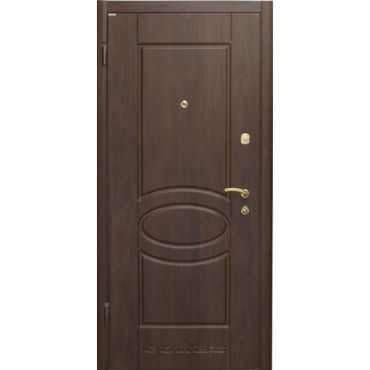 Модель 18 Vinorit (орех) - наружная дверь, ТМ "CONEX"